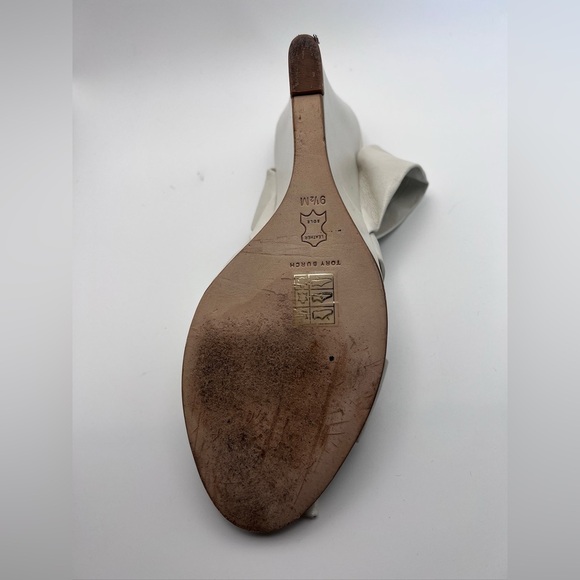 Tory Burch wedge white 9.5 - Picture 6 of 9